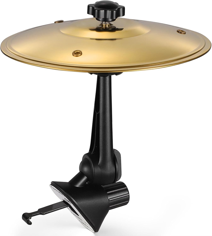 Car Crash Cymbal Air Vent, Gold Mini Drum Crash Cymbal For Car Vent, Crisp Metal