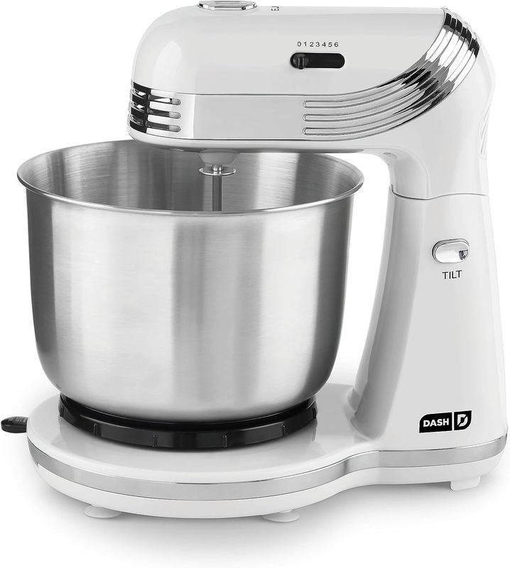 (electric Mixer For Everyday Use): 6 Speed Stand Mixer With 3 Q