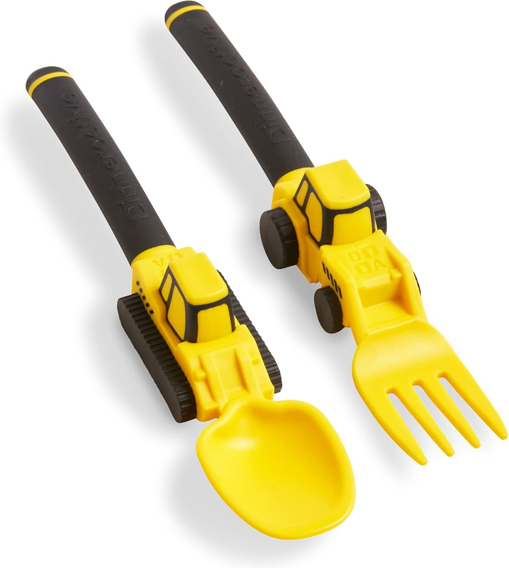 Utensil Set for Kids  Construction Themed Toddler Forks and Sp...