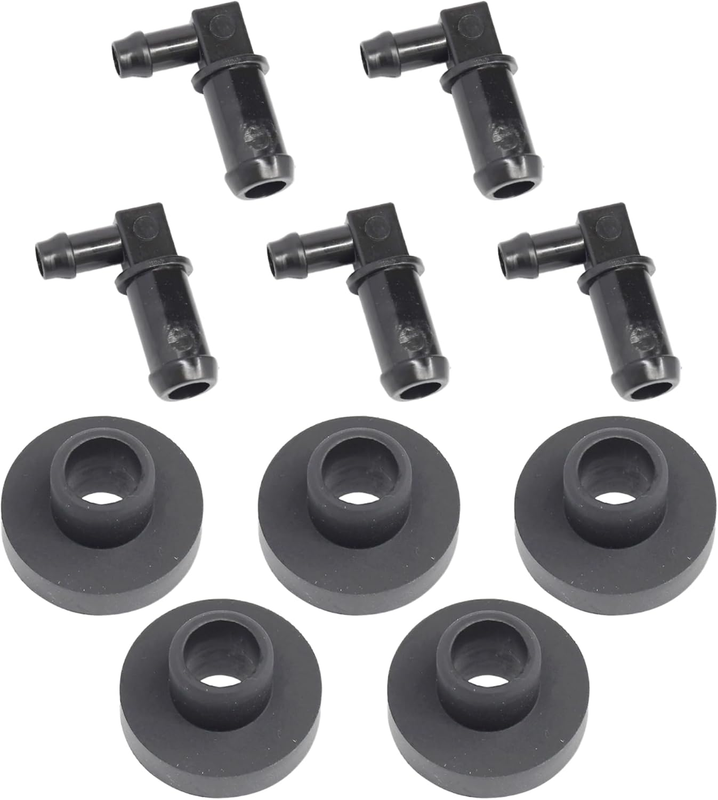 Fuel Tank Bushing Stem Kit 5 Sets for Husqvarna Craftsman AYP Poulan Weed Eater