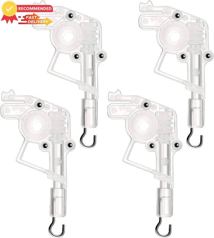 4PC Low Profile Wand Tilter Universal for 2" Horizontal Blinds Tilt Mechanism
