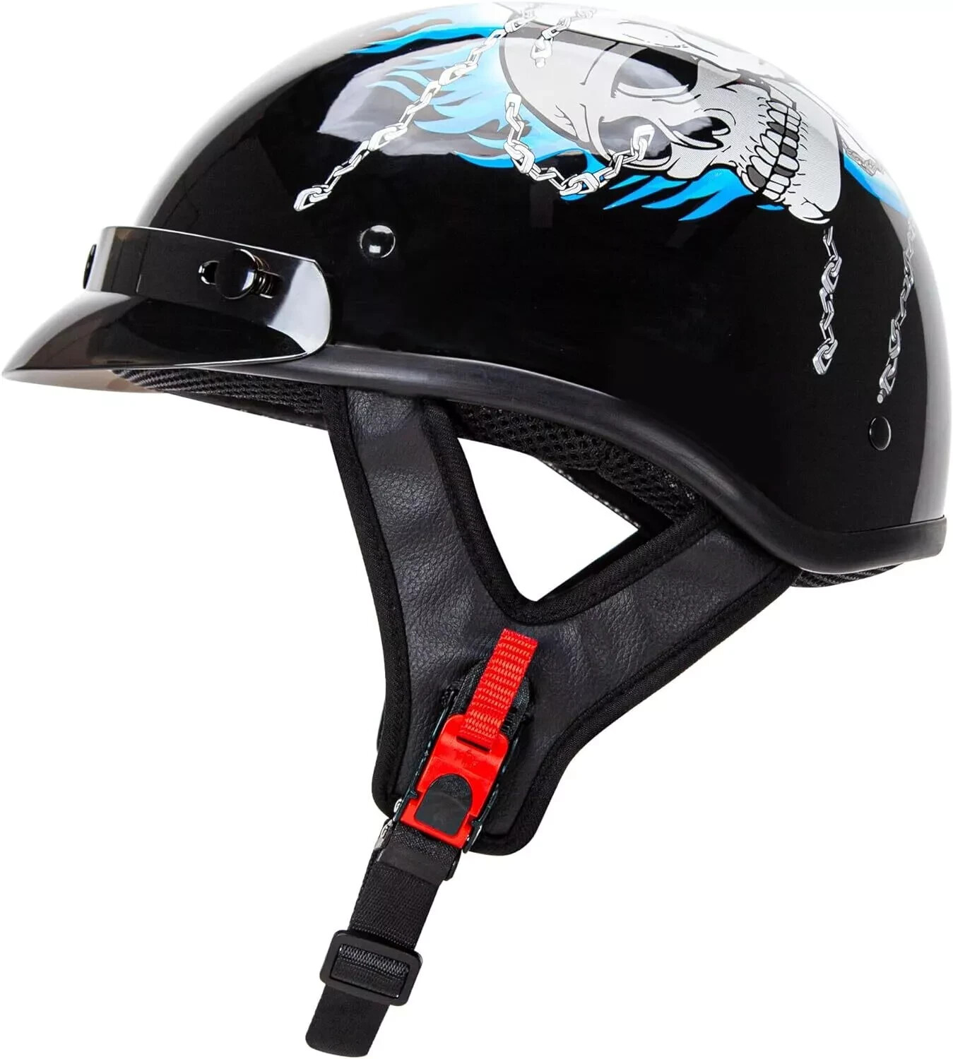 Cartman Cruiser Motorcycle Half Face Helmet DOT Approved