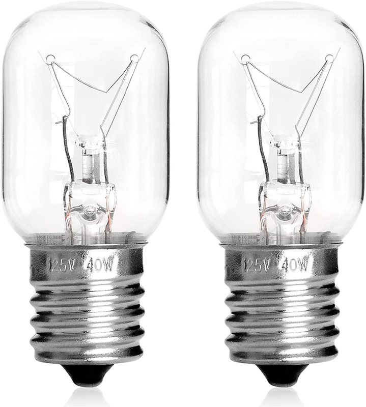 Microwave Light Bulb for GE Kenmore Whirlpool LG, E17 Base Kei 125V 40W, Wb25X10