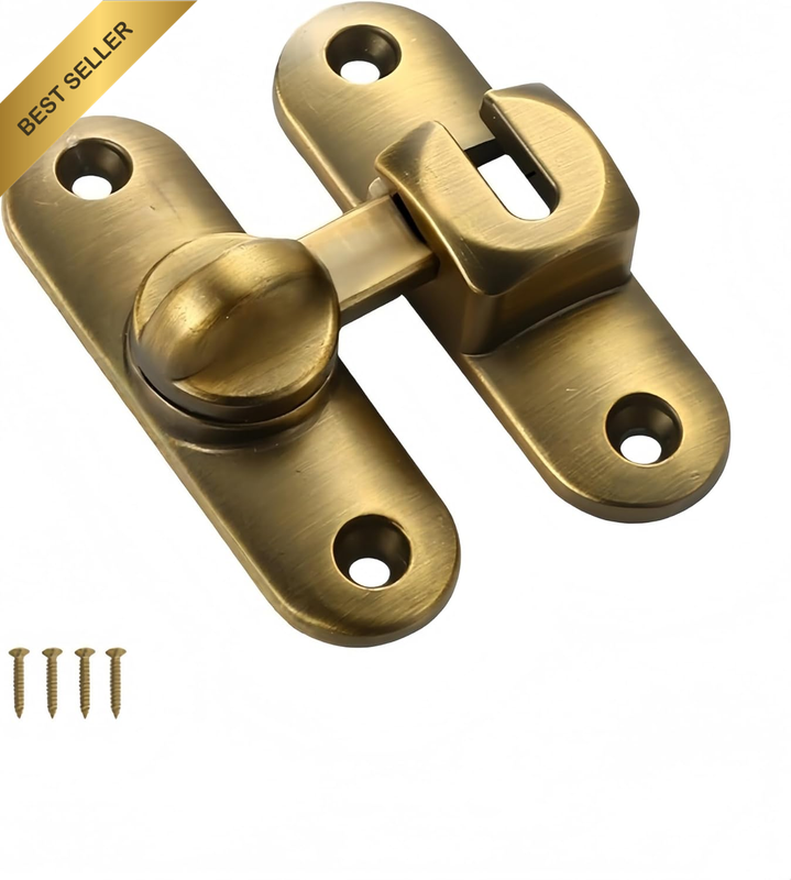 Zinc Alloy Flip Lock Hardware, Barn Lock, 90/180 Degree Lock, Zinc Alloy Right A