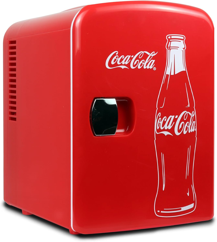 Coca-Cola Classic Coke Bottle 4L Mini Fridge W/ 12V DC and 110V AC
