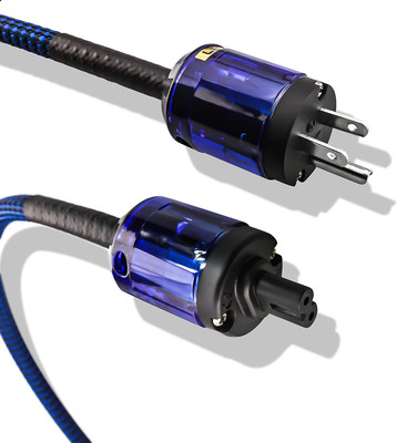 Hifi Audiophile Power Cord Hifi Audio AC Power Cable Power Cord US Plug (Figure