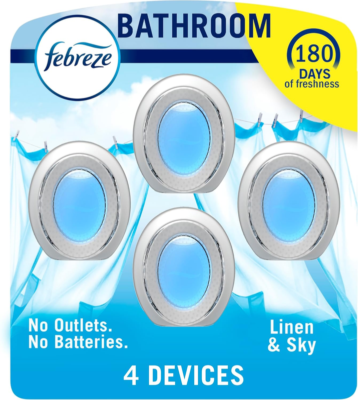 Bathroom, Odor-Fighting, Plug In Alternative, Air Fresheners for Home and Bathro