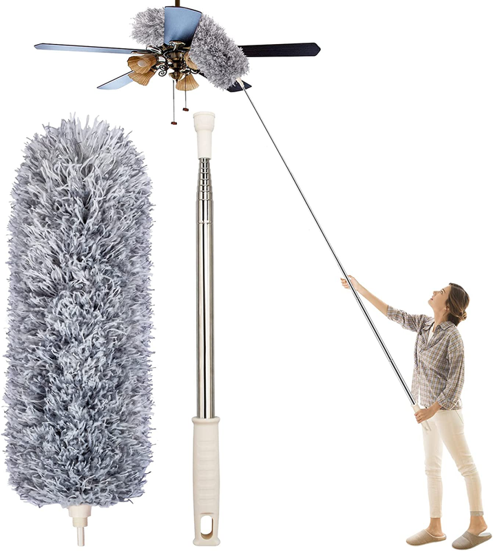 Dusters for Cleaning High Ceiling Fan,  Microfiber Feather Dus...
