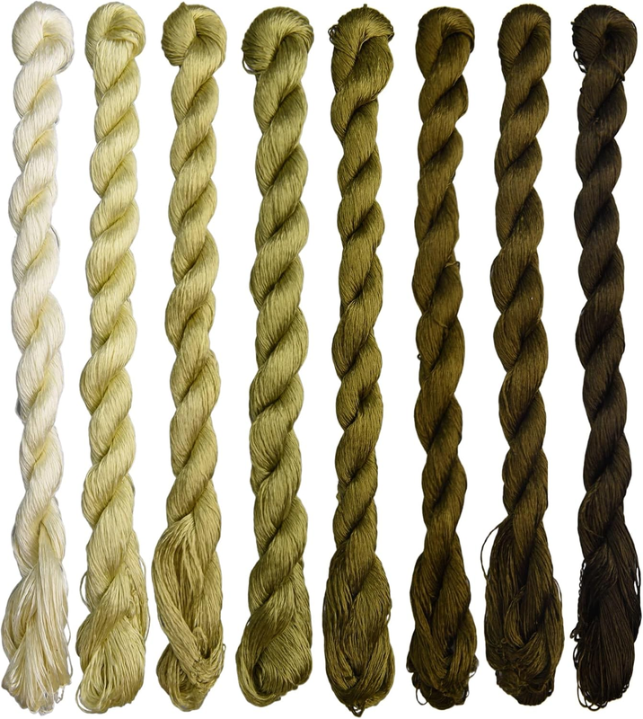 Natura Silk Thread Handmade Embroidery Thread Floss Each Color 110M (85)