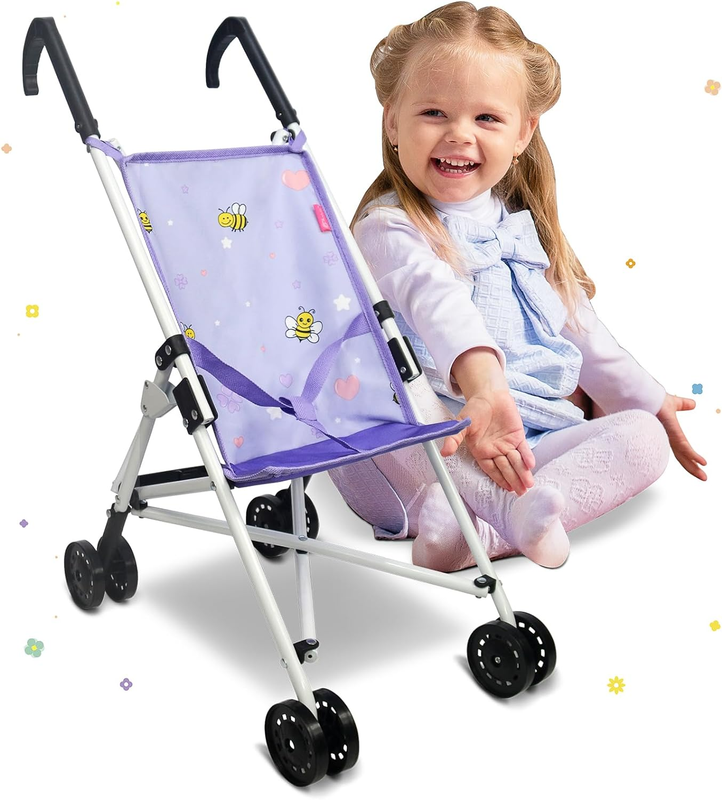 Doll Stroller Toy Anivia Realistic Doll Stroller Heart Desig