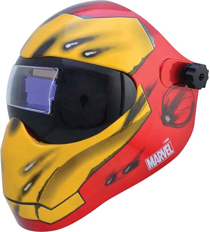 Auto Darkening Welding Helmet Ironman EFP I Series - Ear to Ear Vision Welder Ho