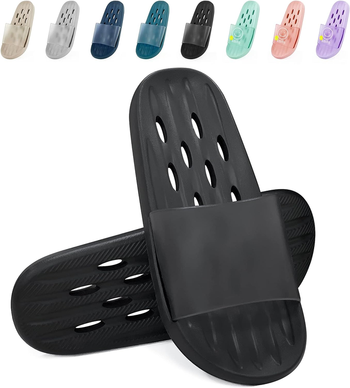 Shower Shoes Quick Drying Non-Slip Women Men Shower Sandals Slippers with Holes