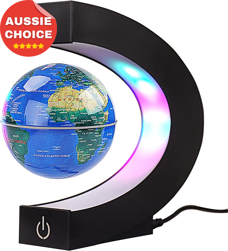 Magnetic Levitation Floating Globe LED Light Desk Decor Cool Tech Gift