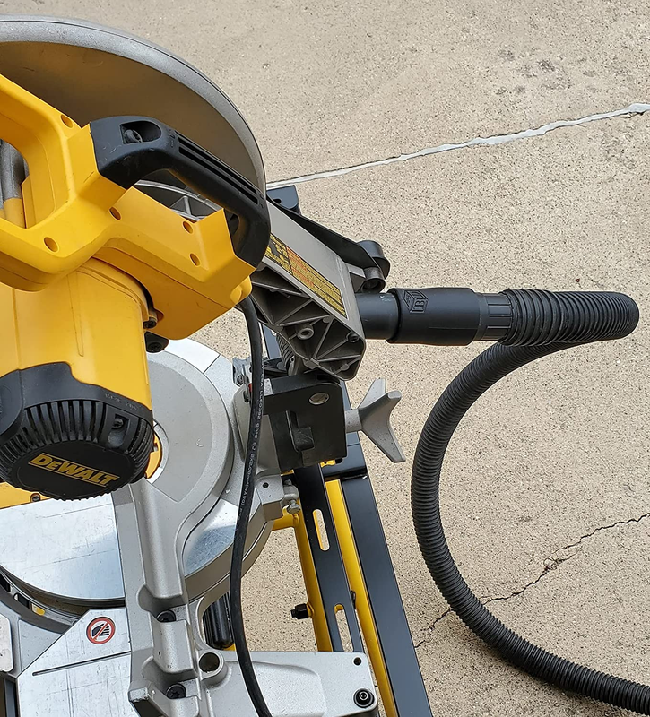 Vacuum Adapter Dust Collection Chop Saw Construction Shop Va