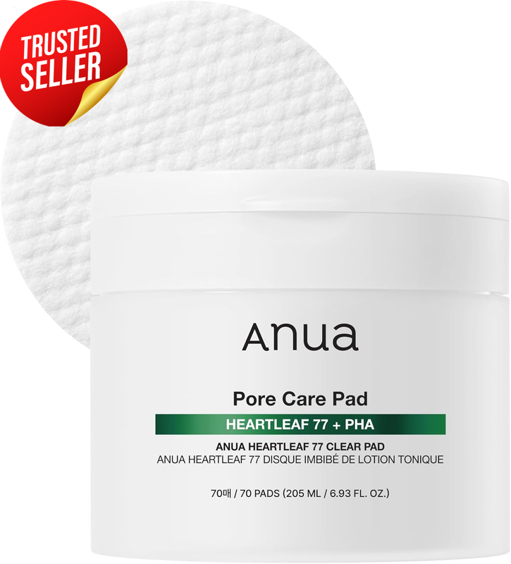 Heartleaf 77 Toner Pad 70 Pads Glass Skin Exfoliating