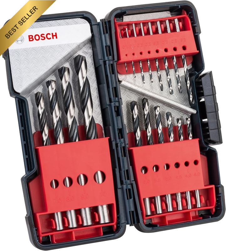 Professional HSS Twist Drill Bit Pointteq Toughbox Set (For Ferrous Metals, Ø 1