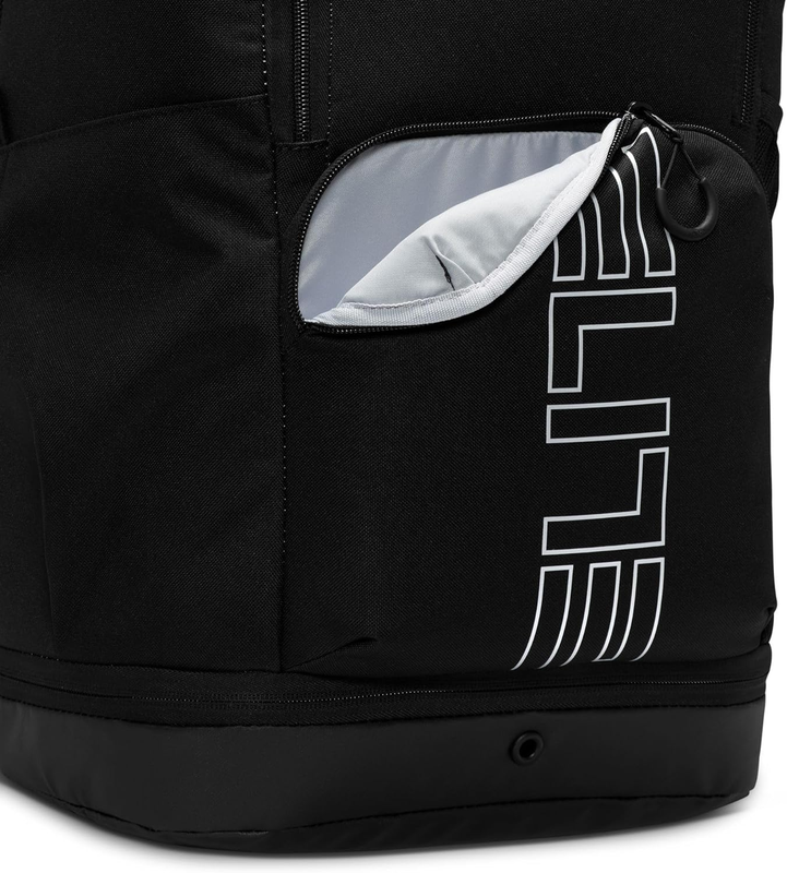 NIKEエリートリュックサック　drip swag Nike, Unisex, Varsity Elite Backpack (32L), Black/Black/Metallic
