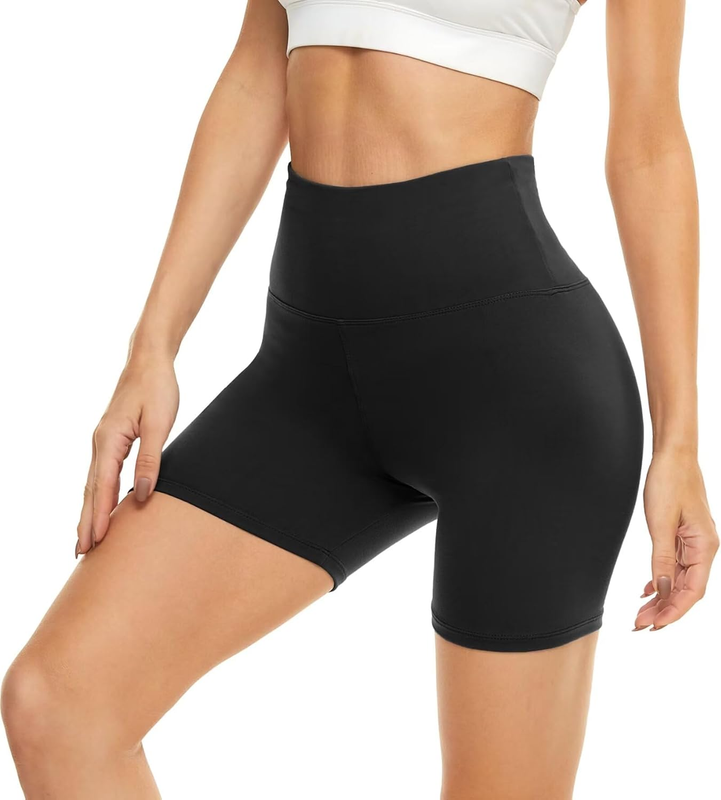 5” Biker Shorts for Women - High Waist Tummy Control Stretch Spandex Workout Yoga Running Gym Underwear