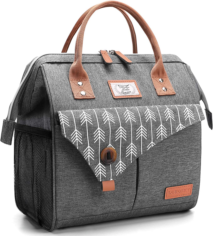 Lekesky Lunch Bag for Women Insulated Lunch Box Leakproof Lunchbox for Adult Wor