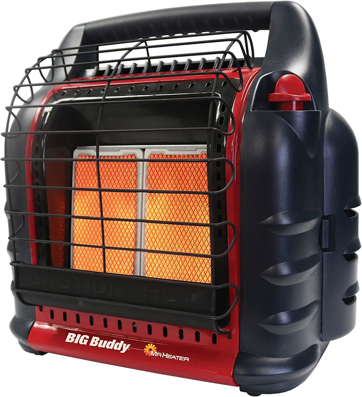 18000 BTU Portable Propane Heater Radiant No Fan Gas Powered Tip-over Protection