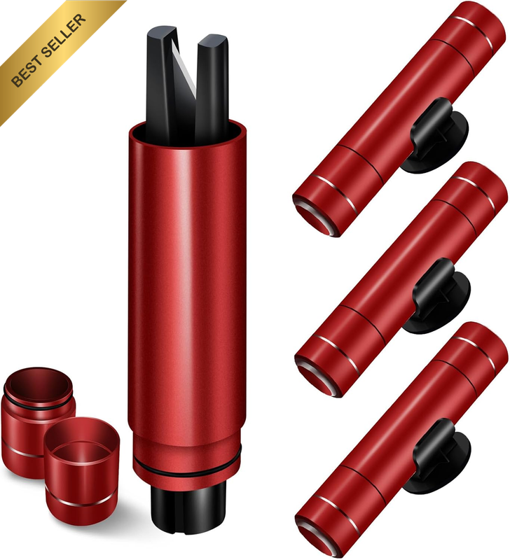 Car Window Breaker and Seatbelt Cutter 4 Pack, 2-In-1 Car Safety Hammer, Multifu
