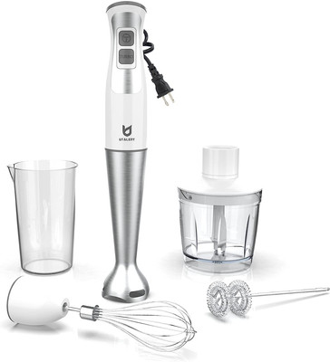 Immersion Hand Blender,  5-In-1 8-Speed Stick Blender with 500Ml Food Grinder, B