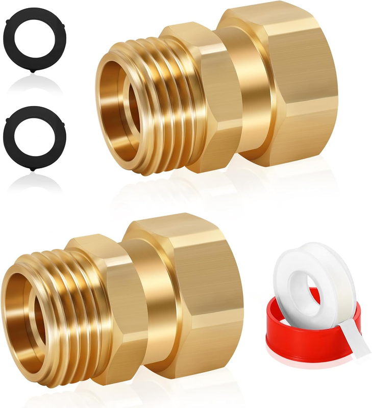 Garden Hose Swivel Connector 3/4 GHT for Outdoor Use