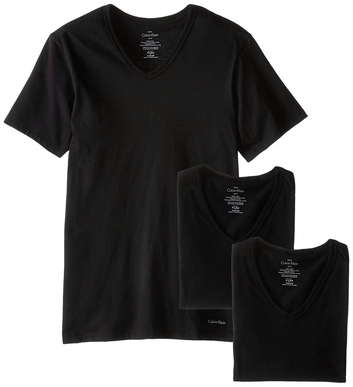 slim fit undershirts v neck