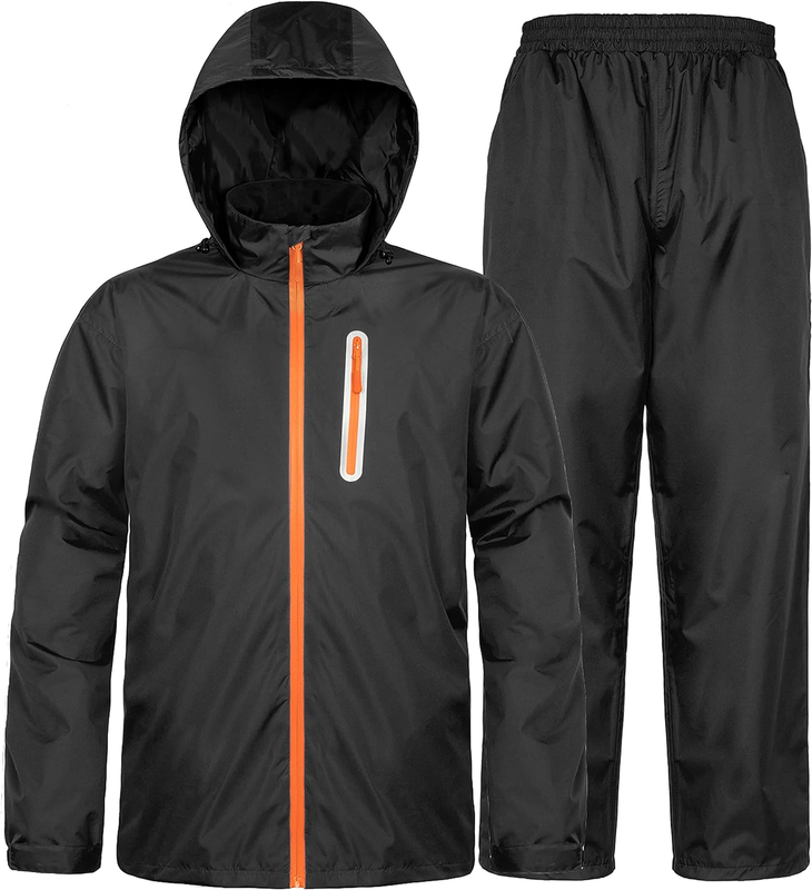 Rain Suits for Men Women Waterproof Lightweight Hooded Breathable Rain Gear