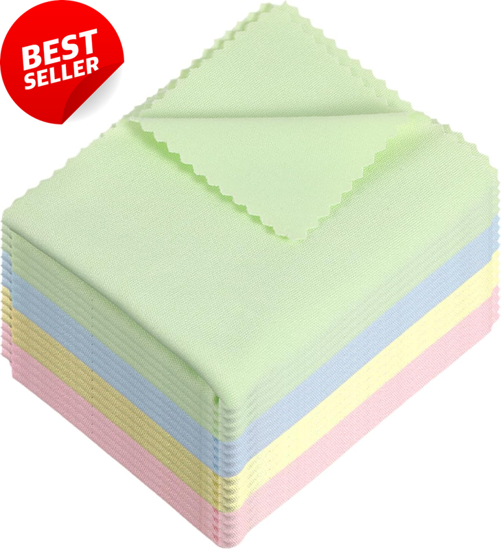16Pcs Microfiber Instrument Cleaning Cloth for Flute Violin Guitar Piano Sax Len
