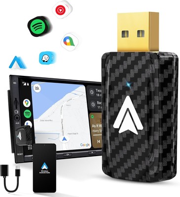 Mini Android Auto Wireless Adapter with Gold-Plated Copper - 2017+ Vehicles