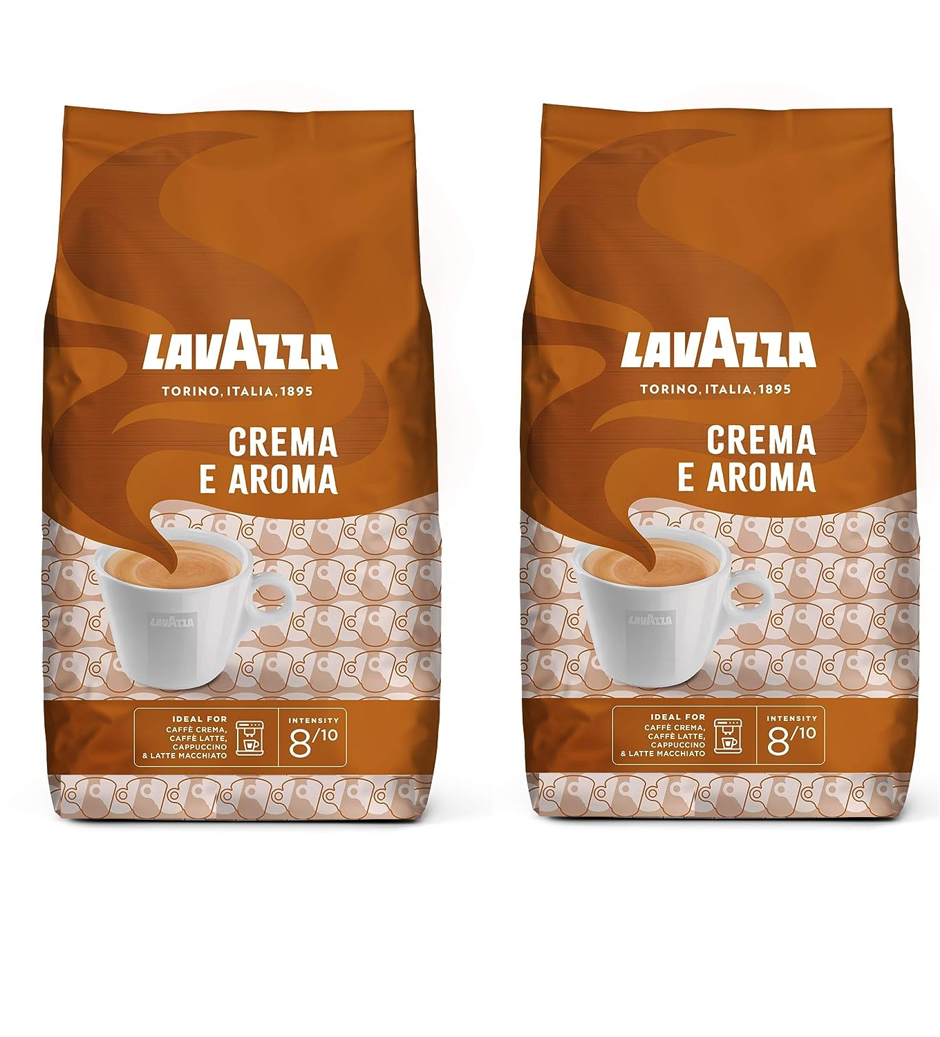 Lavazza Crema e Aroma Whole Bean Coffee, Medium Roast 2.2 lb
