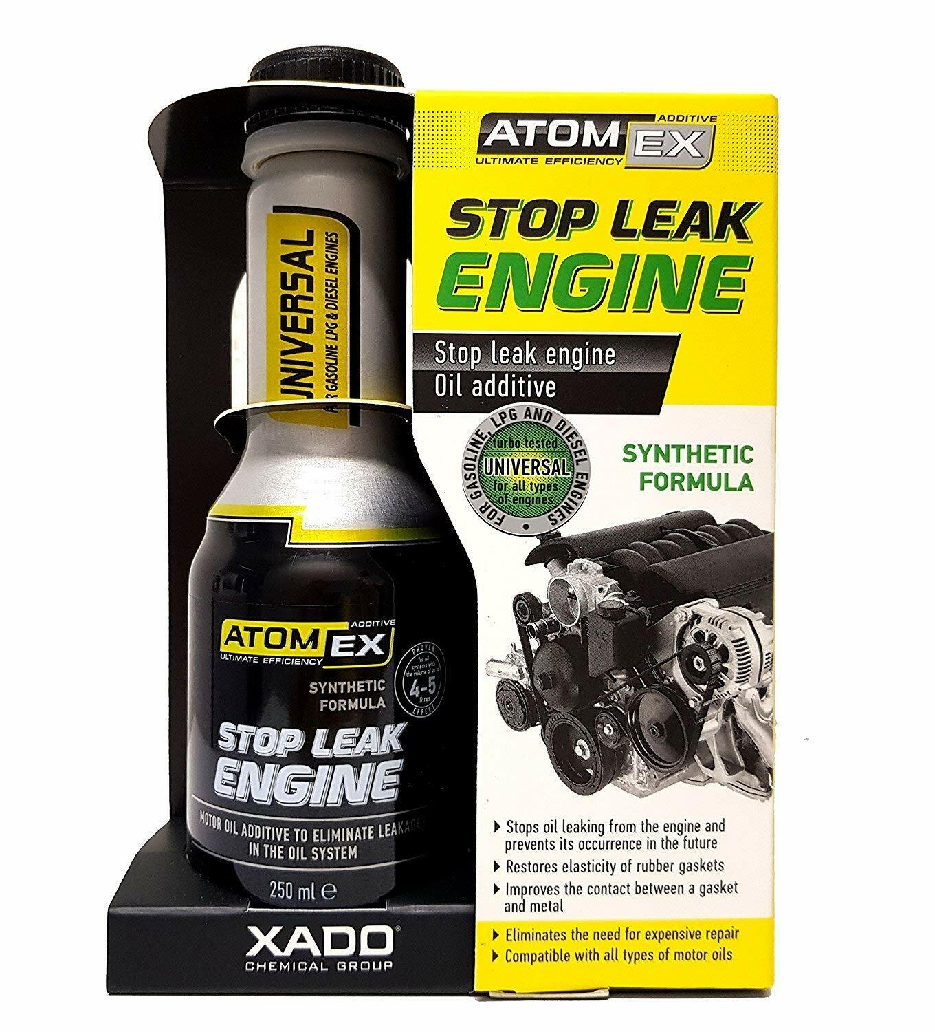 Xado Atomex Stop Leak Engine Oil Additive Sealer (bottle, 250ml