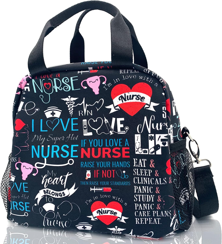 Small Lunch Tote Bags With Water ​bottle Hol