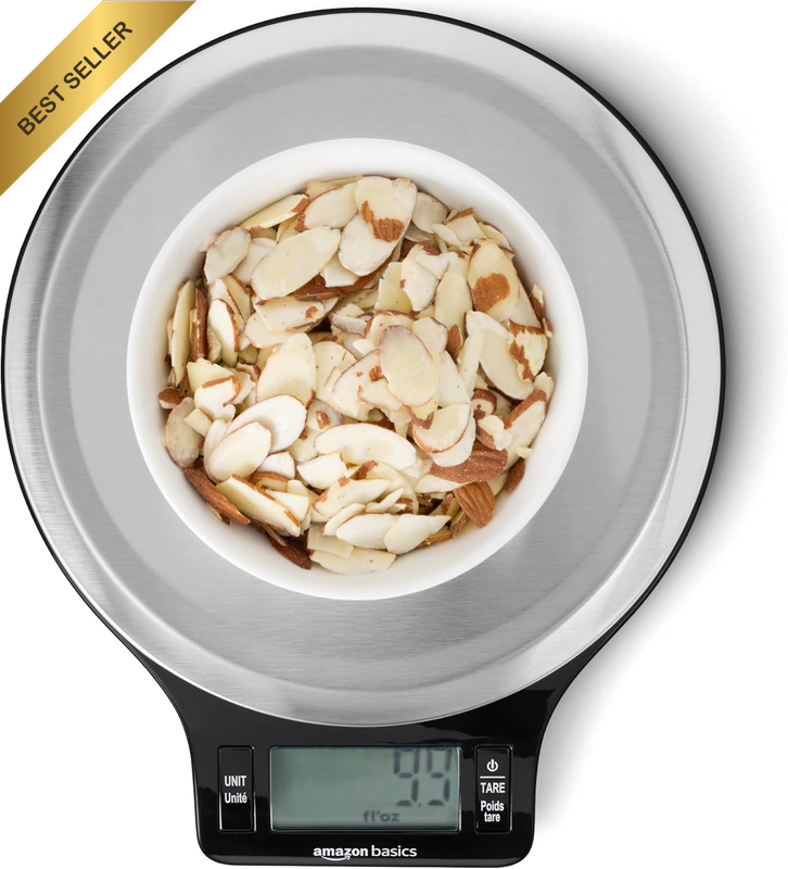 Digital Kitchen Scale with LCD Display, Batteries Included, Weighs up to 4.9 Kgs