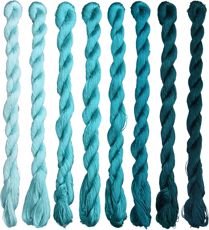 Natural 100% Silk Thread, Handmade Embroidery Thread, Silk Embroidery Thread 880
