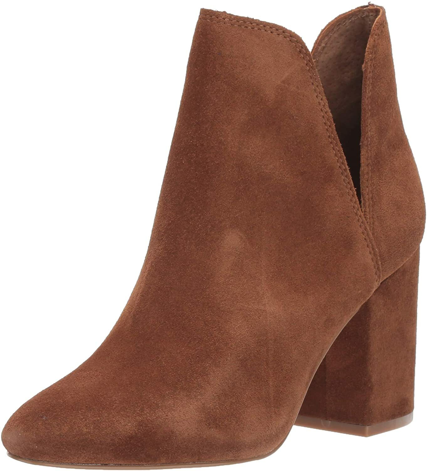 STEVE MADDEN Каштановые замшевые ботильоны для новичков на блочном каблуке 11 US