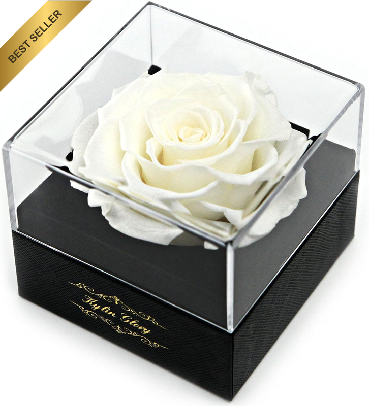 Fresh Cut Flower Preserved Rose for Women Mom Wife Girlfriend - Flower Gift Real