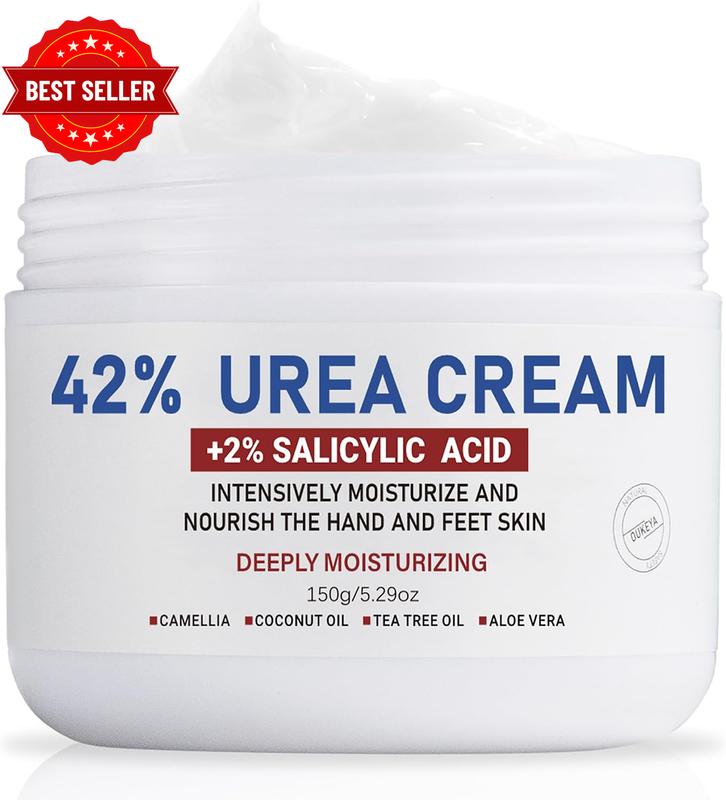 Urea Cream 42%, Salicylic Acid 2% to Soften & Smooth Dry, Rough Skin | Urea Foot