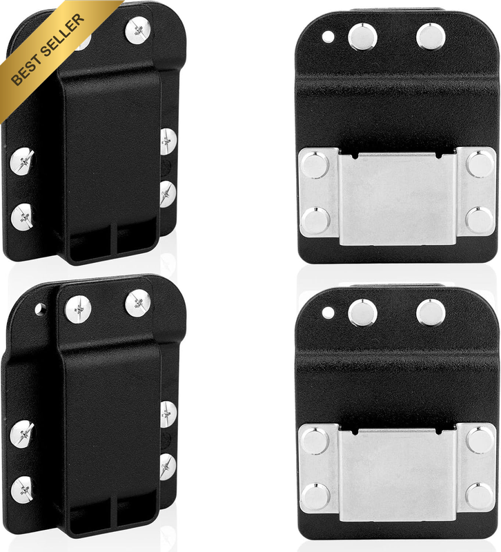2Pcs Drill Bit Holder for Tool Belt, Quick Grab or Hanging Tape Measure Belt Cli