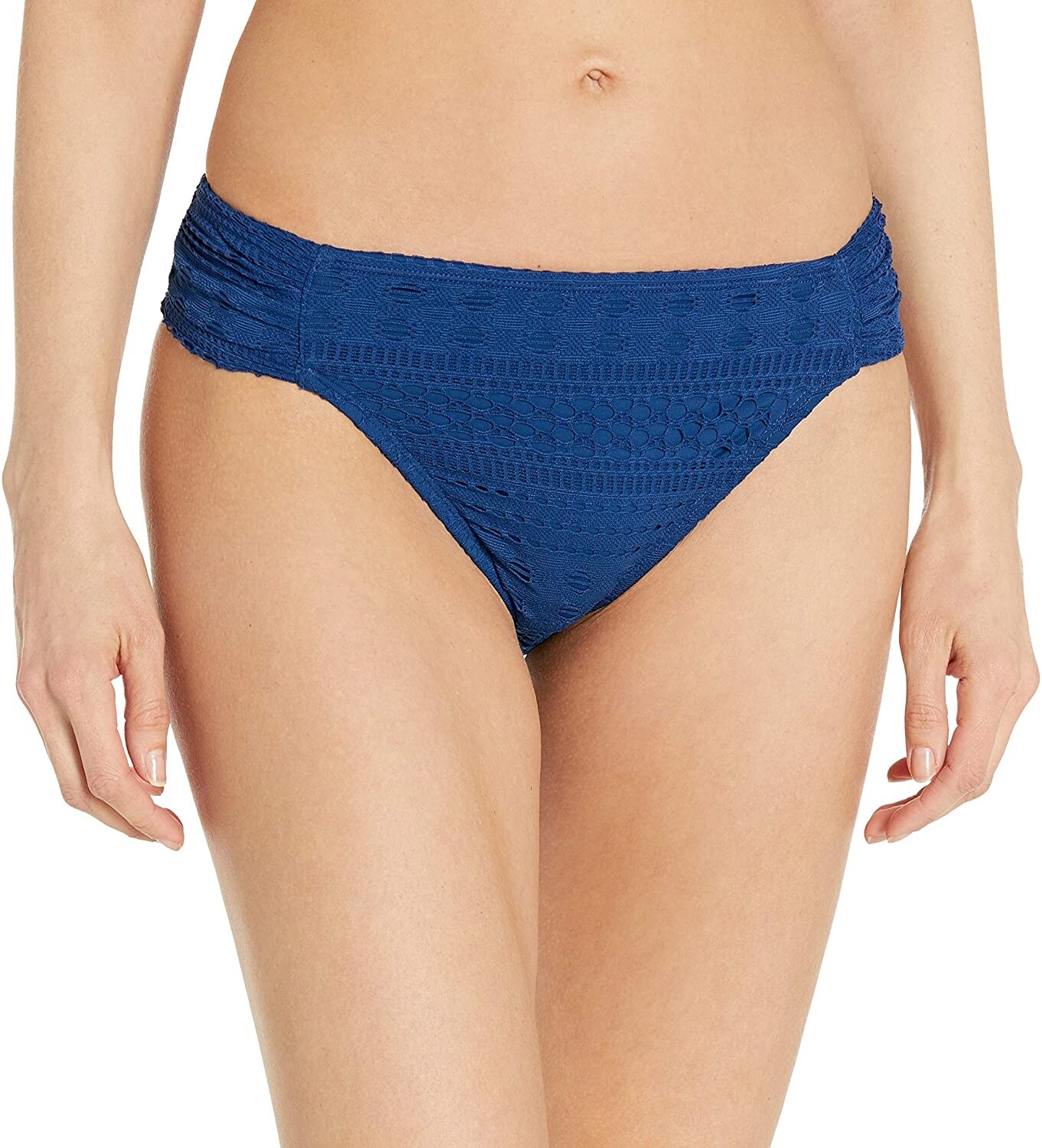 Bleu Rod Beattie Women's 236738 Crochet Ole Bikini Bottom Swimwear Size 10