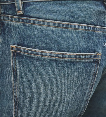 Pre-owned Nili Lotan Mitchell Jean In Simon Wash - Size 29 In Blue