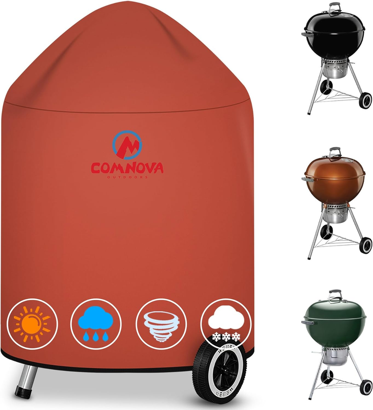 25" BBQ Grill Cover Premium for Weber 22" Original Kettle Ch
