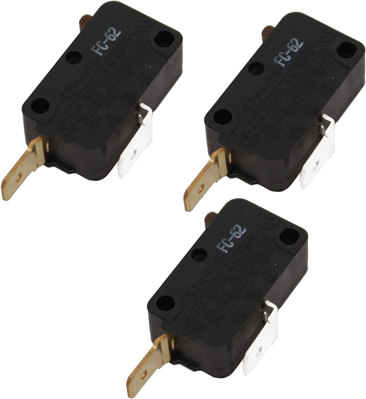 3-Pack W10269458 Microwave Door Switch for Whirlpool WMH53520CS5 - Compatible wi