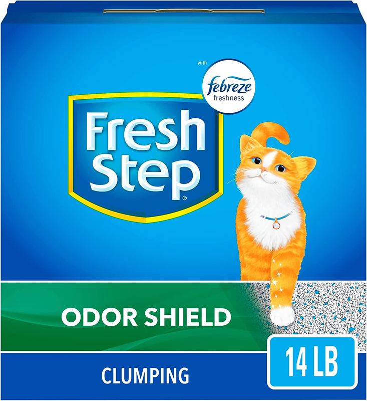 Fresh Step Scented Clumping Cat Litter *Odor Shield, Multi Cat or Extreme 14lb.