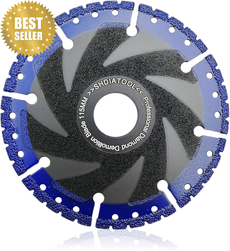 Rescue Demolition Diamond Blades for ALL-CUT 4.5 Inch/115Mm Metal Marble Aluminu