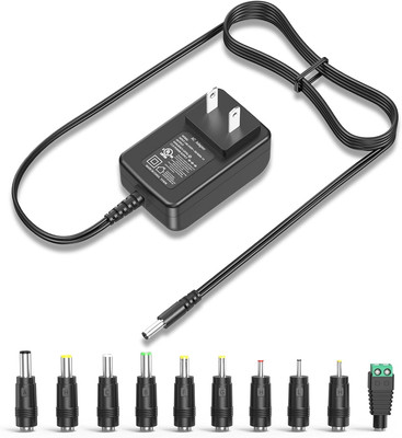 UL Listed 18W 9V 2A 1A AC to DC Power Adapter Multi Tips Wall 9 Volt 1.5A 2.0A 2