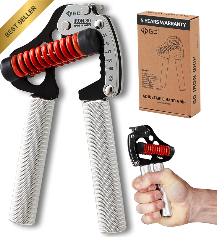 Adjustable Hand Grip Strengthener Wrist Forearm Trainer Strength Exercise