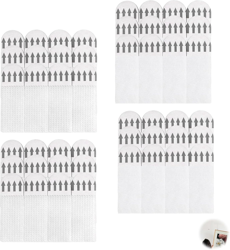 Picture Hanging Strips Heavy Duty - 36 Pairs/72 Strips 46X16Mm, Removable/Damage