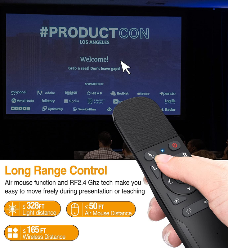Wireless Presenter Clicker | Presentation Remote With Air Mouse